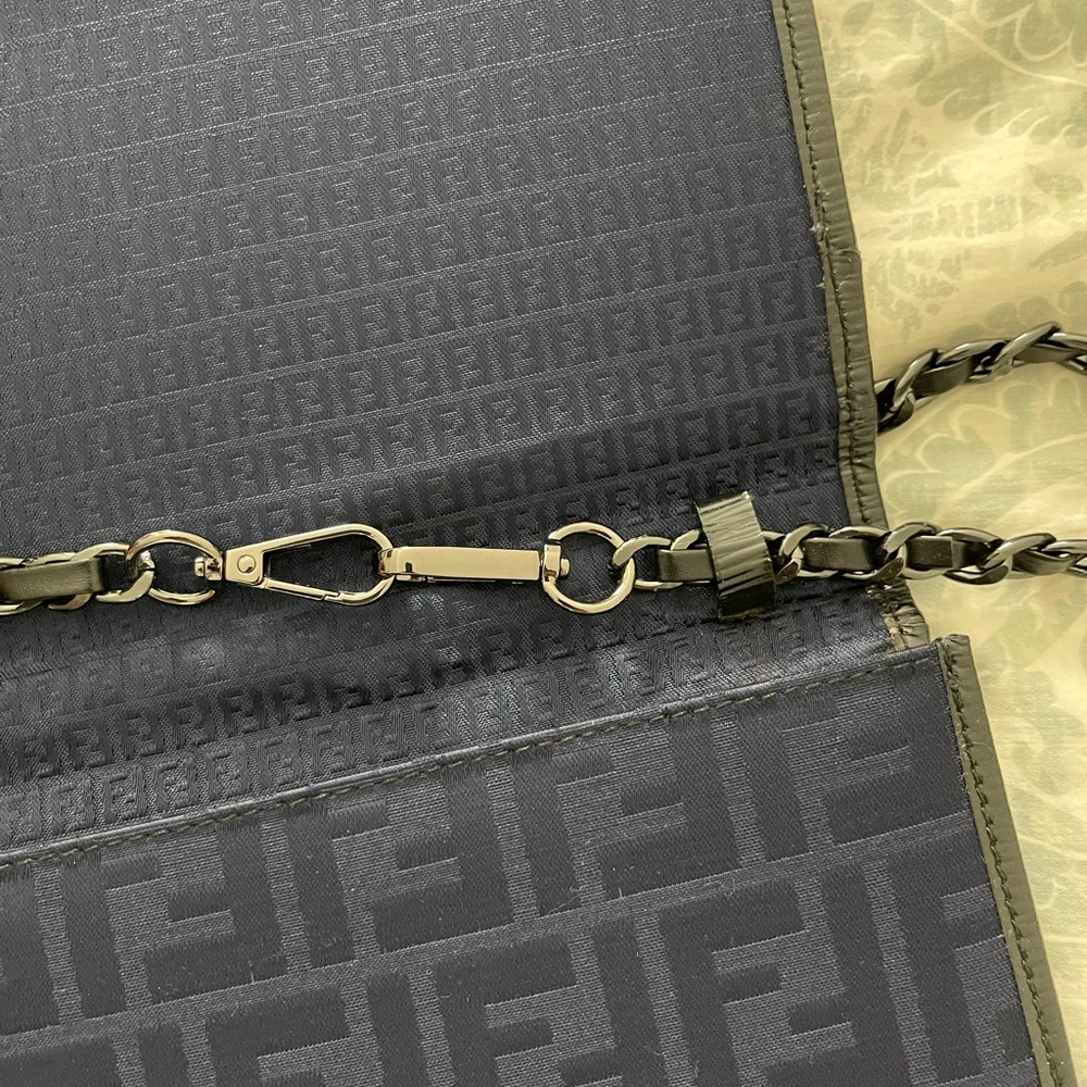 Fendi Navy Blue Clutch - Picture 4 of 7